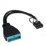 Inter-Tech 88885217 iekšējais USB kabelis