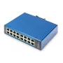 Digitus 16 portu Gigabit Ethernet tīkla slēdzis, rūpniecisks, nepārvaldīts