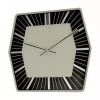 NeXtime pulkstenis 8128zw Hexagon, 43x43 cm, sienas, balts
