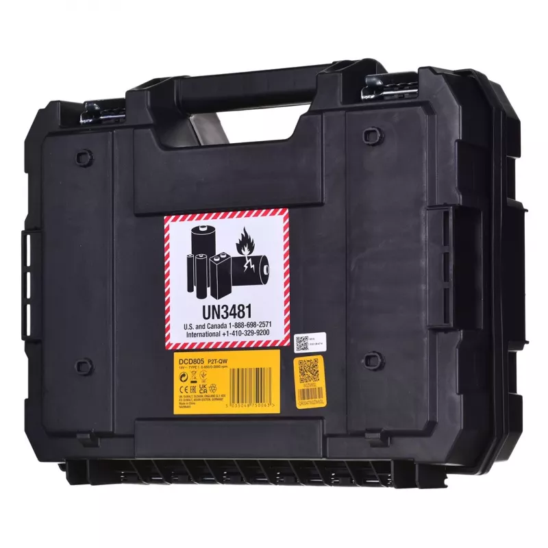 URBIS-SKRŪVGRIEZIS Dewalt DCD805P2T 18V 2X5,0AH BL Tstak