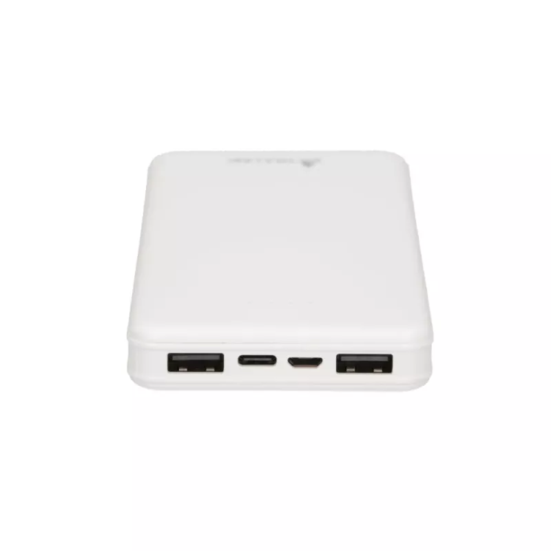 Ārējais akumulators Extralink EPB-078W 10000 mAh Balts, USB-C, 10 W izeja, uzlādē līdz 2 ierīcēm