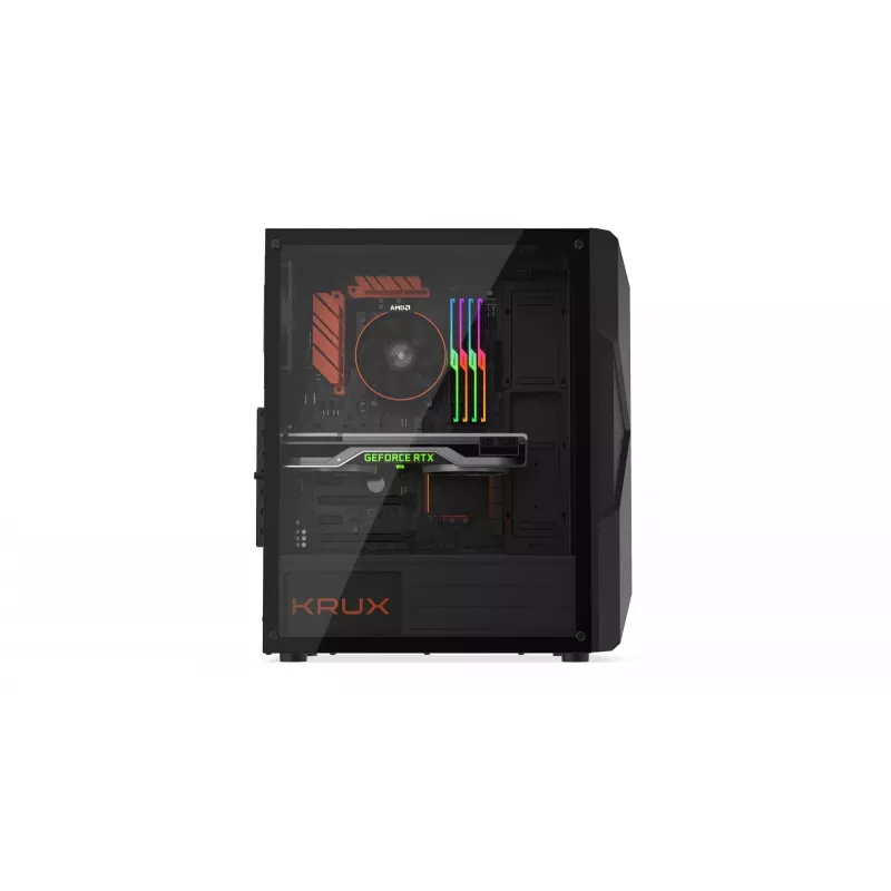 Krux ASTRAL - PC - Schwarz - ATX - micro ATX - Mini-ITX - Gaming - 15,9 cm - 29 cm