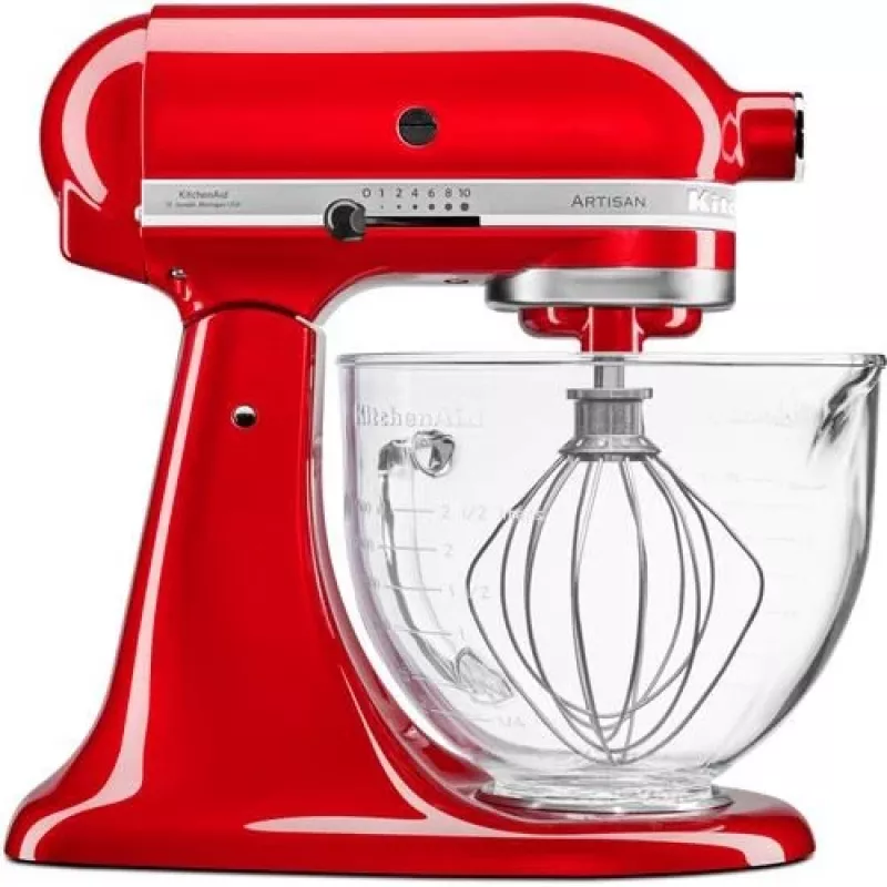 KitchenAid 5KSM5GB stikla bļoda stāvmaisītājiem, 4.8 L