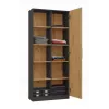 Office bookcase top e shop RD-80 ANT/ART KPL, 10 shelves, particle board, 800×300×1820 mm