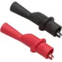 Fluke safety-Grabber Clip Set Socket 2 mm CAT IV 600 V, CAT III 1000 V Sarkans, Melns AC175 (4101772)