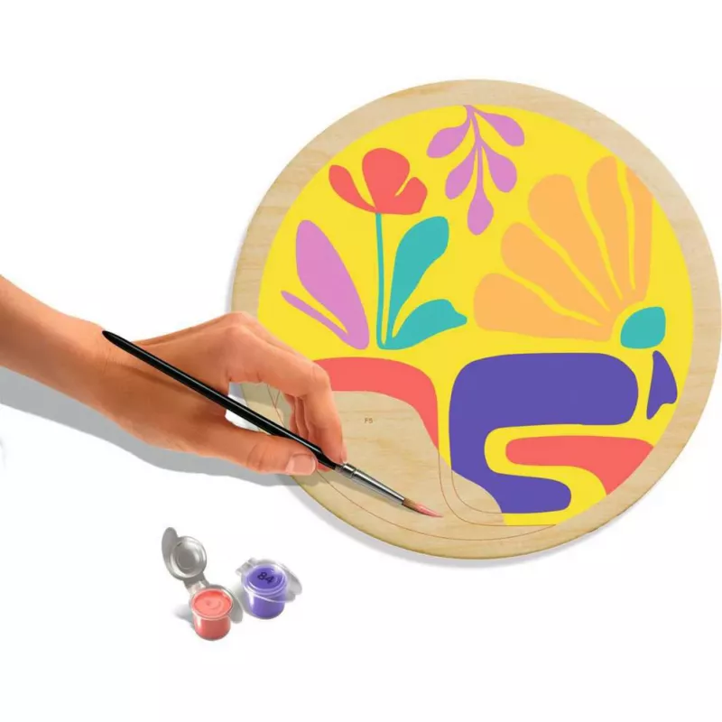 Puzzle set Ravensburger CreArt Wooden - Organic Vibrations, wooden creative puzzle kit
