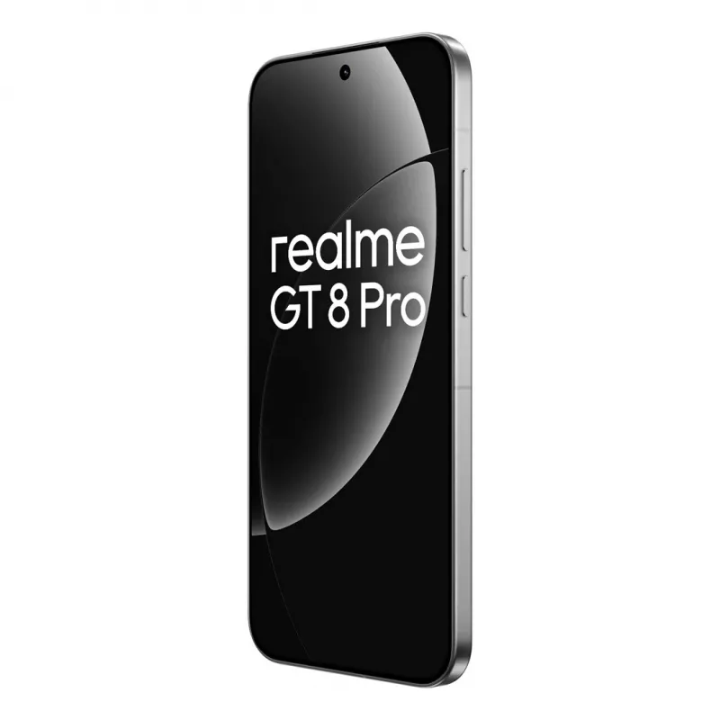 Viedtālrunis REALME GT 8 Pro 5G — 6,79 collu AMOLED 3136×1440, Snapdragon 8 Elite, 16 GB RAM, 512 GB, 50/200/50 MP, 7000 mAh, balts