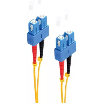 shiverpeaks BS77827 optiskās šķiedras kabelis 15 m SC OS1/OS2 dzeltens (BS77827)