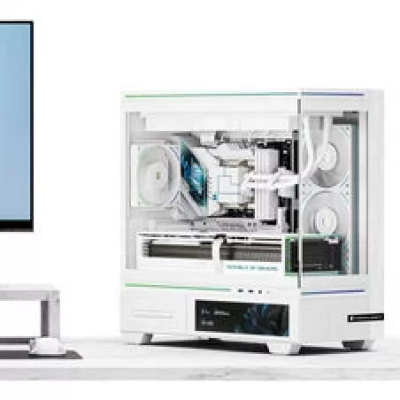 Thermalright TL-M10 Vision PC korpuss, Mini korpuss, mATX, RGB, Rūdīts stikls - Balts