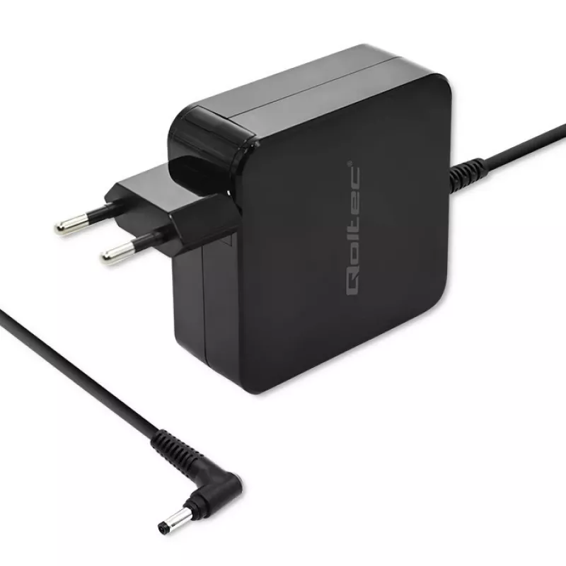 Qoltec 51745 barošanas adapteris/invertors iekštelpām 65 W Melns
