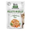 Mitrās kaķu barības paciņas Brit Care FJ Flavour Box želejā 12 x 85 g