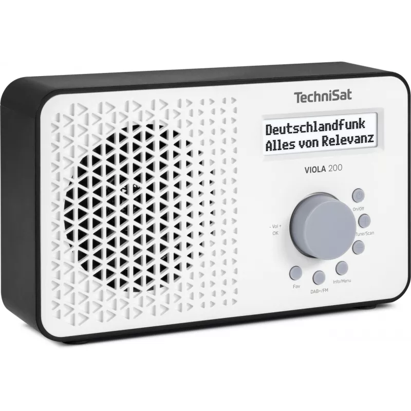 TV uztvērējs TECHNISAT VIOLA 200 balts/melns HD DVB‑S2
