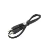 SBOX AUDIO CABEL 3.5 mm spraudnis–spraudnis 0.5 m melns