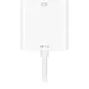 DisplayPort uz DVI adaptera kabelis Sharkoon 0,15 m balts — DisplayPort 1.2 uz DVI
