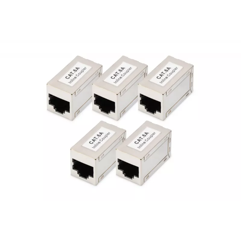 Digitus CAT 6A modulārie savienotāji ekranēti 5 gab. RJ-45 ar zelta kontaktiem