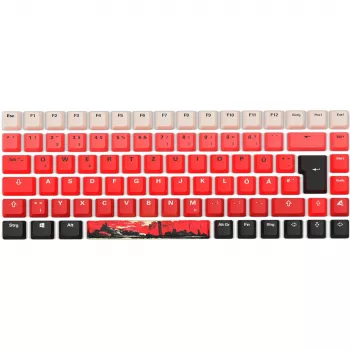 Mehāniskā spēļu tastatūra Sharkoon SKILLER SGK50 S3 sarkanā/melnā ar RGB apgaismojumu