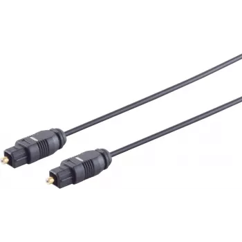 Audio kabelis S/CONN 69002-15 15m TOSLINK melns