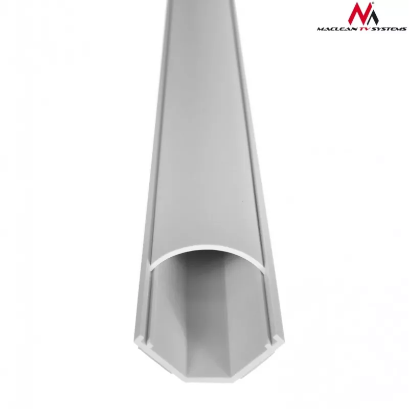 Kabeļu elastīgā caurule MACLEAN MCTV-575 grīdai, balta, 1,5 m, platums 43 mm, augstums 2,3–3,2 cm