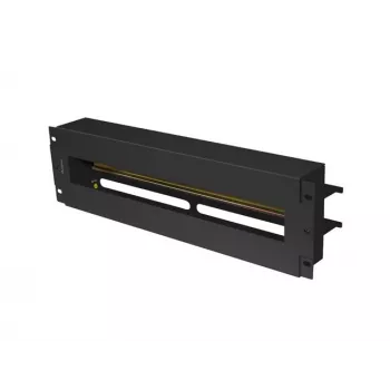 Kabeļu pārvaldības panelis Lanberg AK-VDP103-B Tērauds Melns 482.5mm