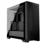 PC Case MODECOM VOLCANO EXPANSE S MIDI Melns — rūdīts stikls, USB-C, atbalsta micro ATX, GPU līdz 430 mm