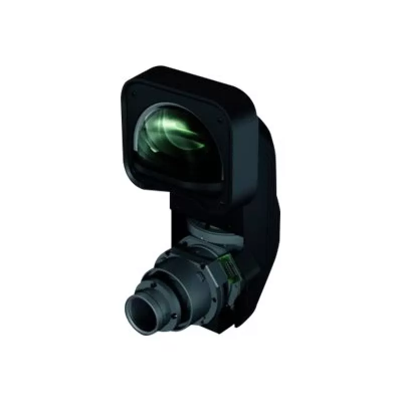 Projekcijas objektīvs Epson ELPLX01S — fiksēts fokusa attālums 5,8 mm, fiksēta apertūra 1,9 mm, saderīgs ar atsevišķiem Epson projektoriem