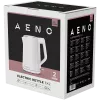 AENO Elektriskā tējkanna EK2: 1850-2200W, 1,5L, Strix, dubultsienas, nesildošs korpuss, automātiska izslēgšanās, aizsardzība pret sausu tvertni