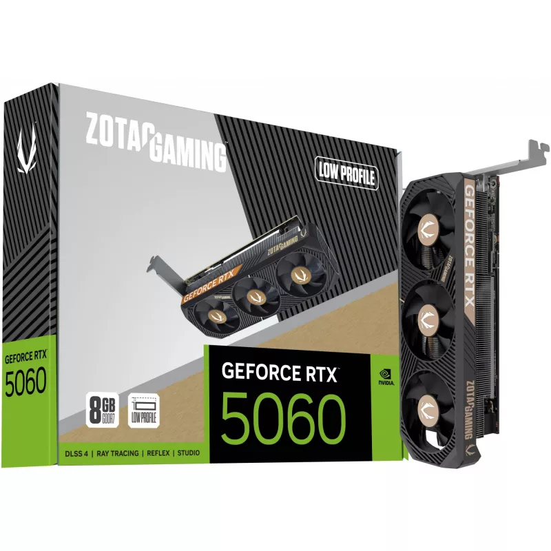 Zotac GAMING GeForce RTX 5060 Low Profile 8 GB GDDR7 grafikas karte