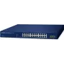 Pārvaldāms slēdzis PLANET 24-Port 10/100/1000T + 2-Port L2 Gigabit Ethernet