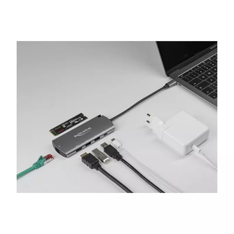 Docking Station DeLOCK USB Type-C Docking Station with M.2 Slot