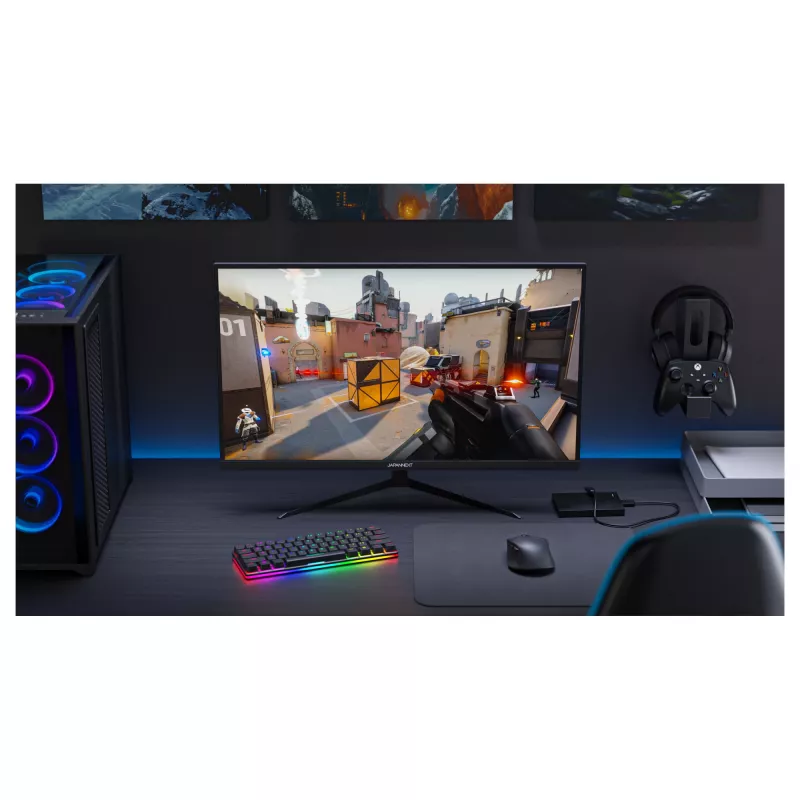JAPANNEXT JN-I270UHD16FHD32 datora monitors 68,6 cm (27 collas) 3840 x 2160 pikseļi 4K Ultra HD LED melns