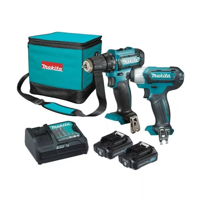 Makita CLX224A akumulatora instrumentu komplekts 12V MAX; 2 x 2.0 Ah
