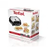 Sendviču automāts Tefal Break Time SW6148 — 2 sendviču, noņemamas nelīpošās plāksnes, vada glabātuve, melns/pelēks