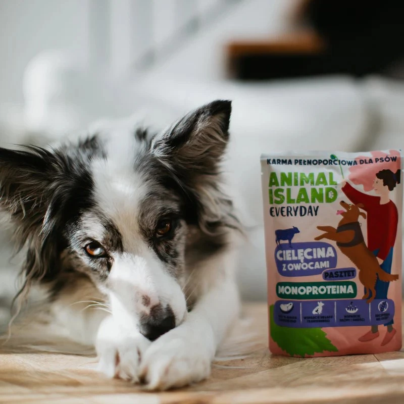 ANIMAL ISLAND Everyday Monoproteīna teļa gaļa - mitrā suņu barība - 300g