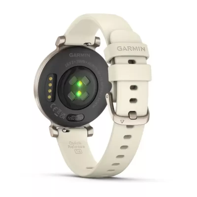 Garmin Lily 2 35 mm Digitāls 240 x 201 pikseļi skārienekrāns, zelta, GPS (satelīta)