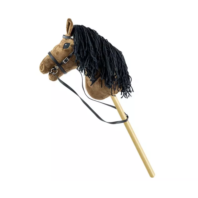 Zirgs uz kociņa Hobby Horse tumši brūns