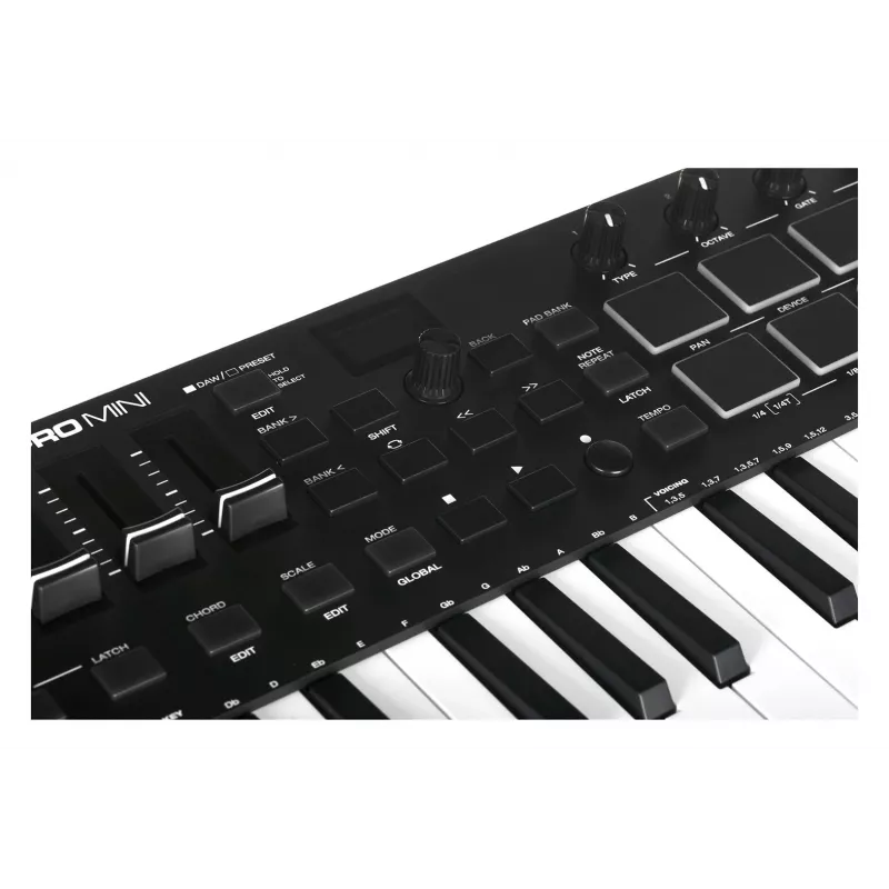 M-AUDIO Oxygen Pro Mini MIDI klaviatūra 32 taustiņi USB melna