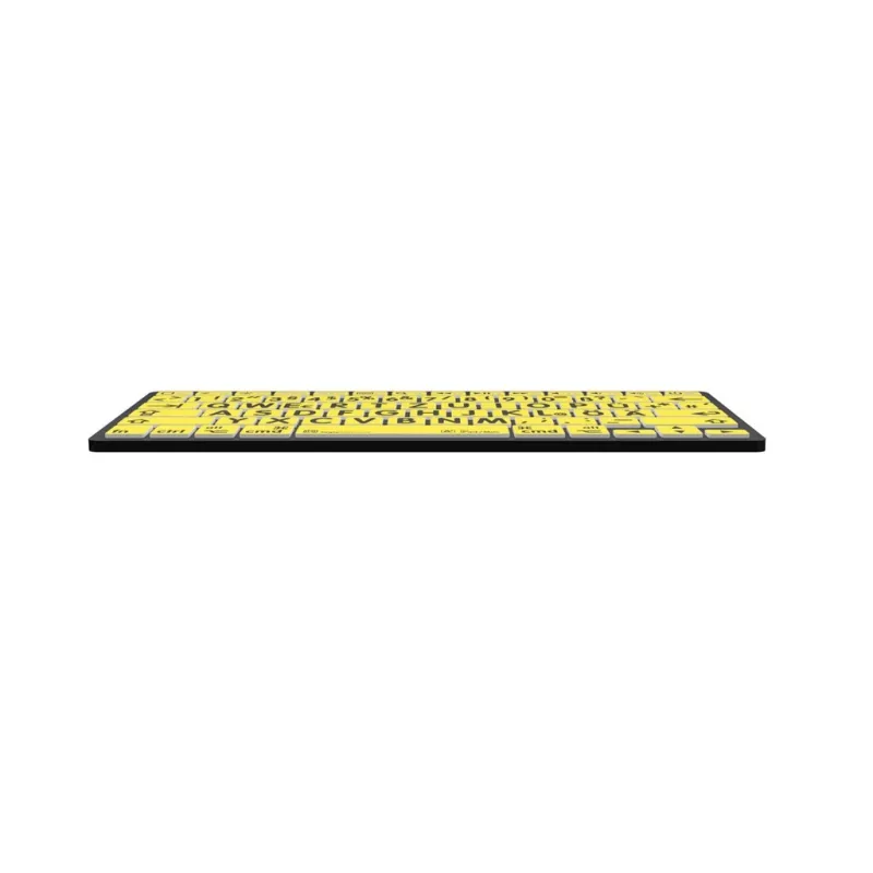 Logickeyboard LKB-LPBY-BTON-DE klaviatūra Bluetooth QWERTZ vācu melna un dzeltena (LKB-LPBY-BTON-DE)