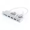 Klēpjdatora dokstacija / pieslēgvietu replikators Satechi ST-UCICHS USB 3.2 Gen 1 Type-C, USB-A pieslēgvietas, SD/MicroSD, sudraba