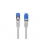 Tīkla kabelis LANBERG PCF6A-10CC-1500-S Cat6a S/FTP, 15 m, RJ-45, pelēks