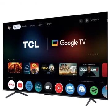 Televizors TCL 75P81K 75 collu QLED 4K displejs, energoefektivitātes klase F