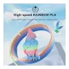 3D drukāšanas pavediens Creality PLA 1.75 mm, 1 kg — Zils/Zaļš/Rozā (Creality 3301010424)