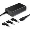 Qoltec 51757 barošanas adapteris/invertors iekštelpām 65 W Melns