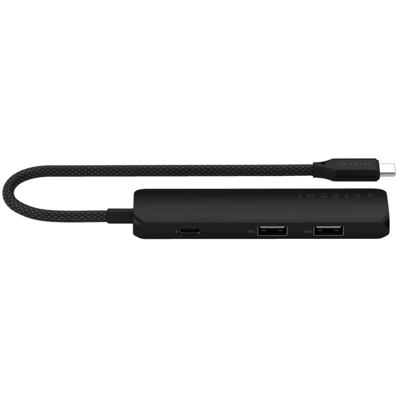 Satechi ST-P4SK saskarnes centrmezgls USB Type-C 10000 Mbit/s Melns