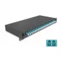 Optiskās šķiedras savienojumu skapis DeLOCK 67010 Melns Metāls 482x220x44mm
