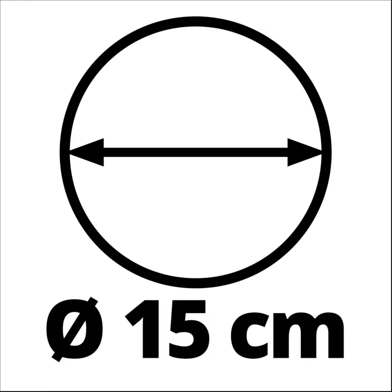 Einhell Rotējošā suka TC-HP 130 TE-HP 140 110 mm 420 mm