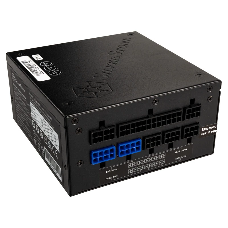 SilverStone SFX Series SX700-LPT - V1.1 - Barošanas bloks (iekšējais) - ATX12V 2.4/ EPS12V / SFX-L - 80 PLUS Platinum - AC 120/230 V - 700 Watt - aktīvs PFC - Melns