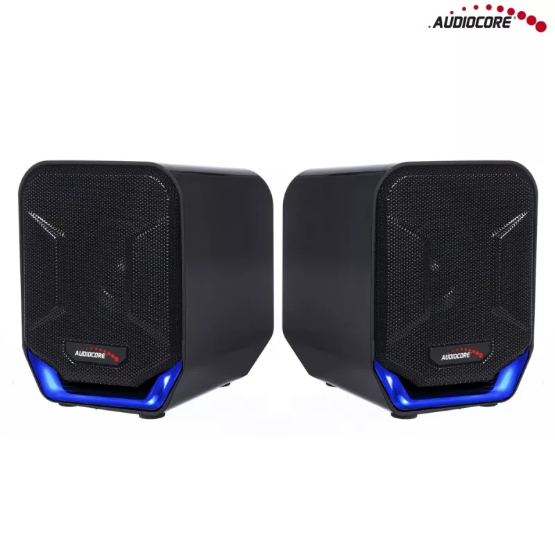 Skaļrunis Audiocore AC865 2- joslu vadu, 2.0 kanāli, 3 W, melns