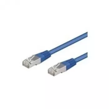 Wentronic Goobay CAT 5e plāksteņa kabelis, SF/UTP, zils, 3 m - CCA vara maisījums (68056)