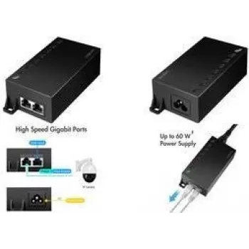 LogiLink POE007 PoE inžektors 10/100/1000 Mbit/s IEEE 802.3bt, IEEE802.3af (15,4 W), IEEE802.3at (30