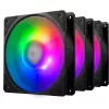 3 COOLER MASTER FANS Mobius 120P ARGB ventilatoru komplekts
